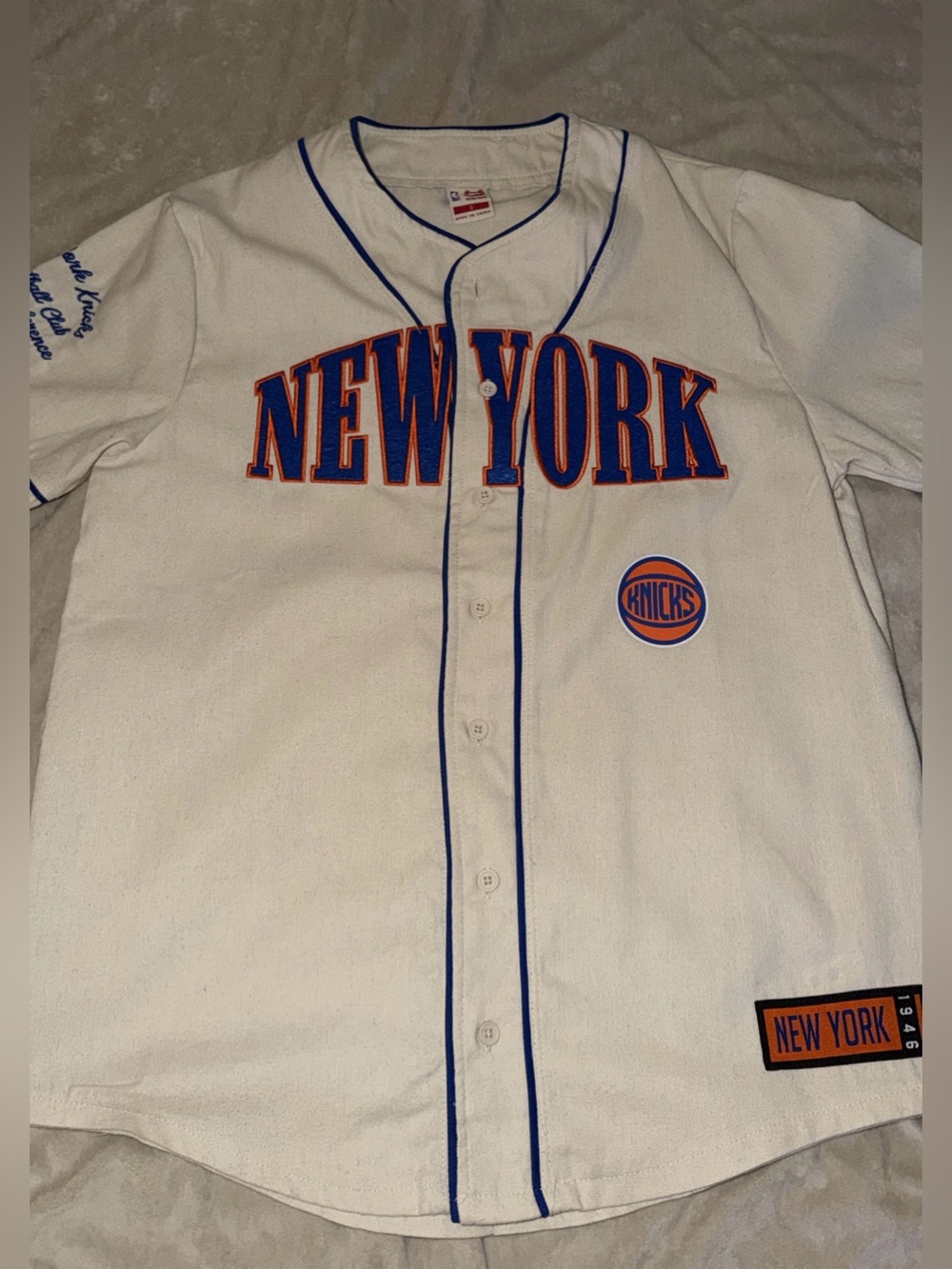 Knicks Baseball Jersey